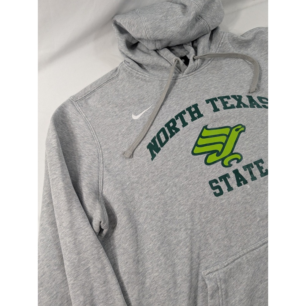 Nike University North Texas Mean Green Men's Size XL Hoodie Gray *Read